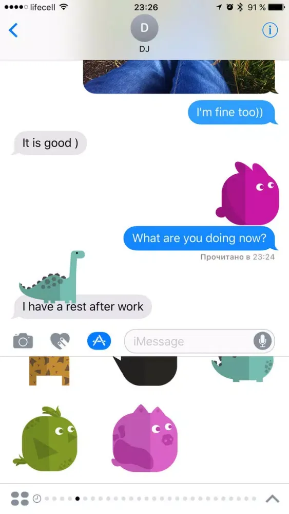 Ảnh chụp màn hình của Simple Animal Stickers