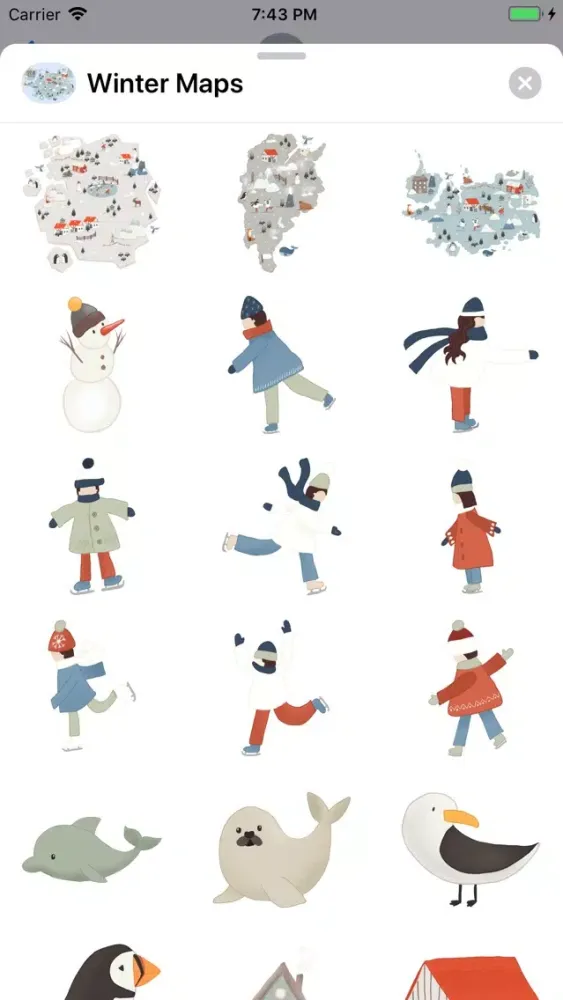 Winter maps Ekran Görüntüleri