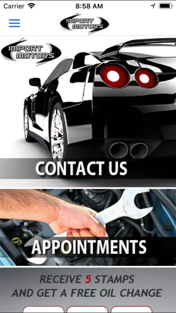 Capturas de pantalla de Import Motors Inc