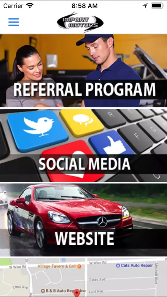 Capturas de pantalla de Import Motors Inc