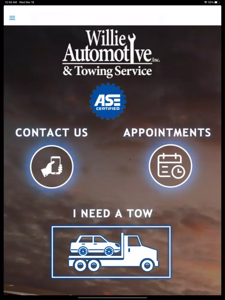 Willie Automotive iPad  स्क्रीनशॉट