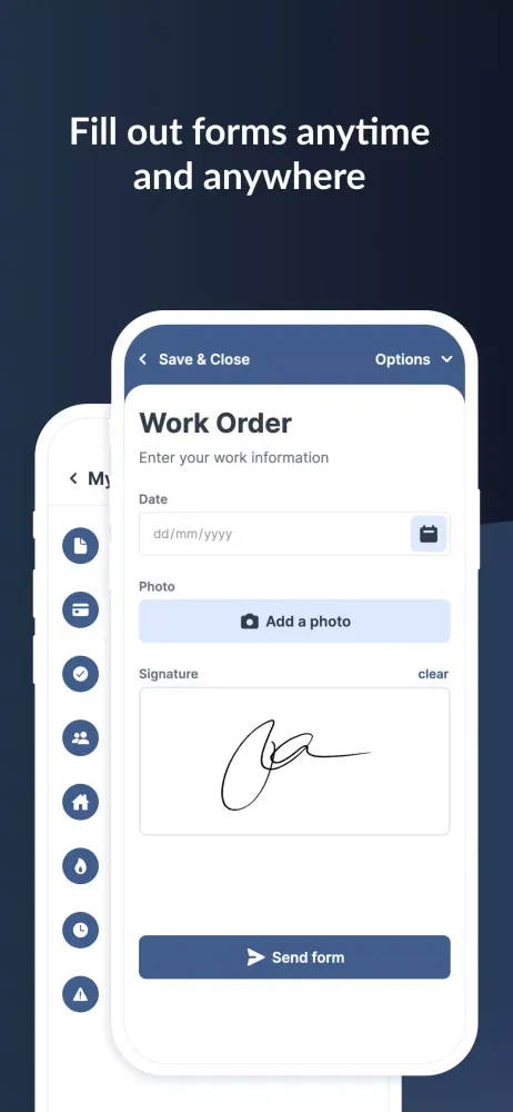 MoreApp Forms Screenshots