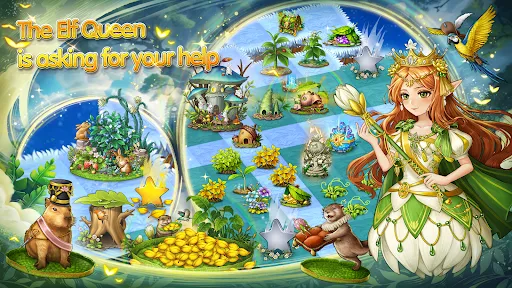 Dragon&Elfs - Five Merge World应用截图