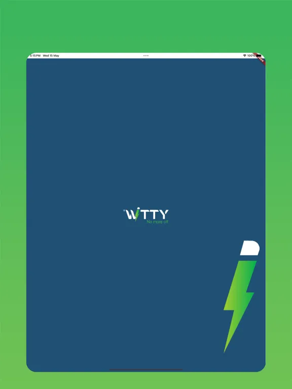 Tangkapan layar Witty Solutions iPad 