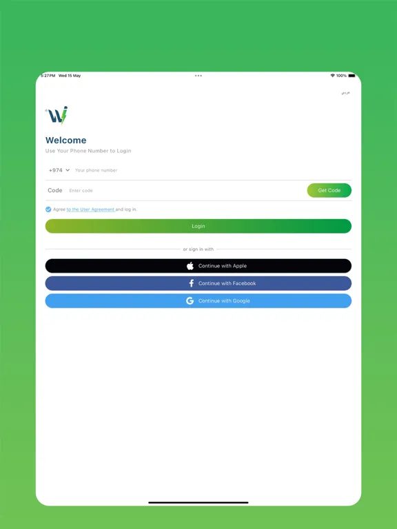 Tangkapan layar Witty Solutions iPad 