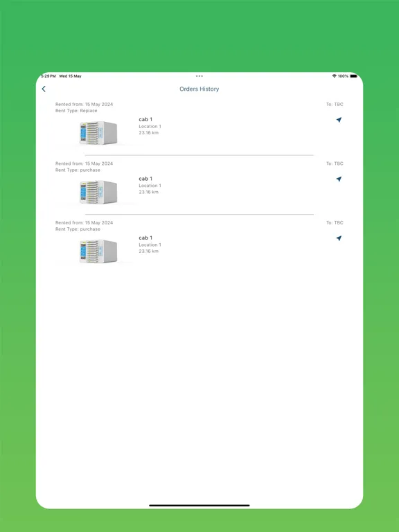 Tangkapan layar Witty Solutions iPad 