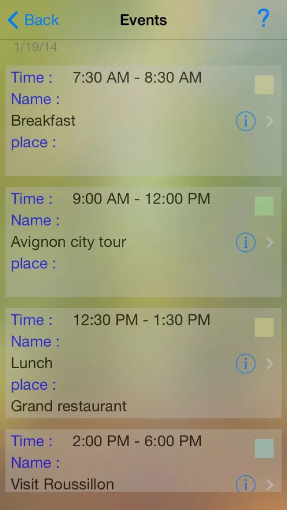 تصاویر Tour Organizer