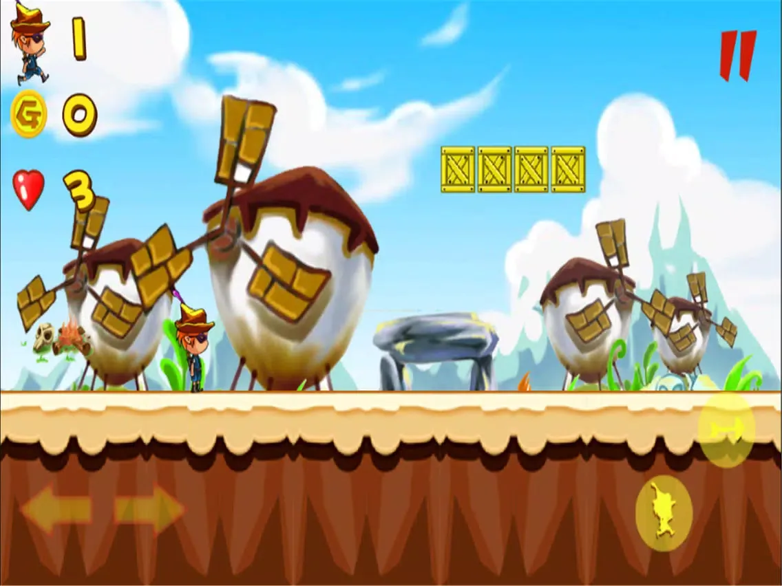 Forest Adventure Classic：Best Free Jumping Game iPad  سکرین شاٹس