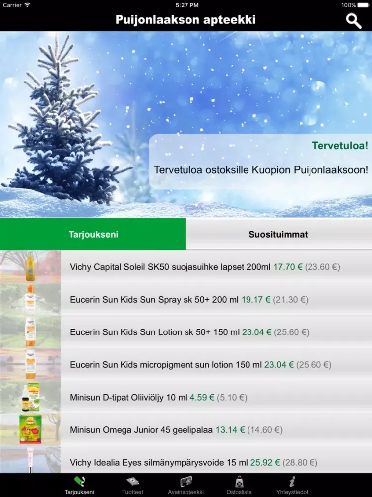 Avainapteekit iPad  Screenshots