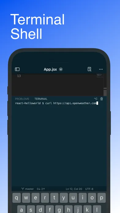 Code - Editor Git and Terminal Screenshots