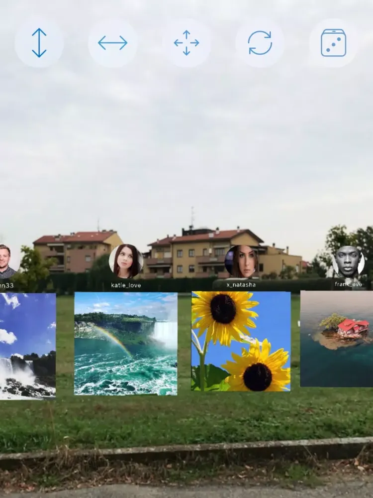 AR Social - View Social in AR iPad 应用截图