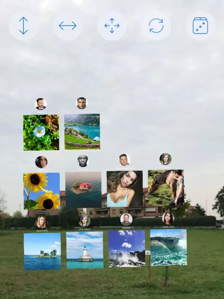 AR Social - View Social in AR iPad 应用截图