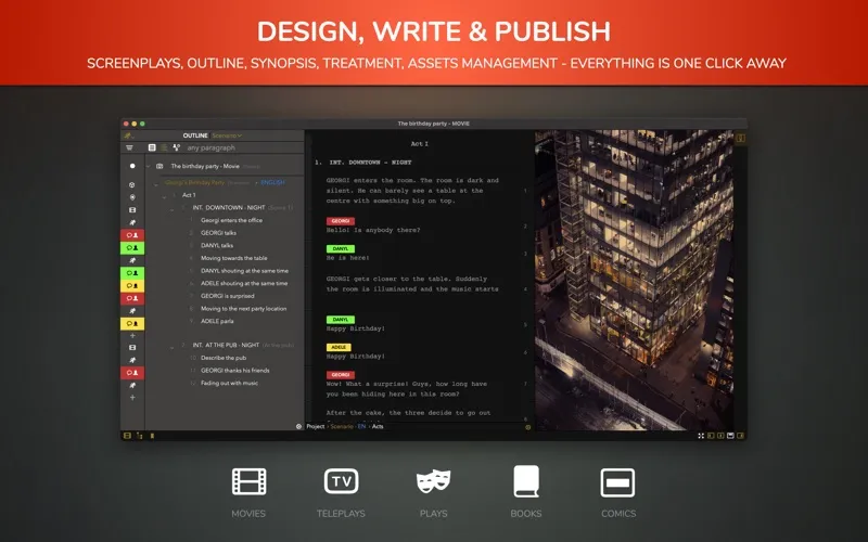 TwelvePoint for Screenwriters Screenshots