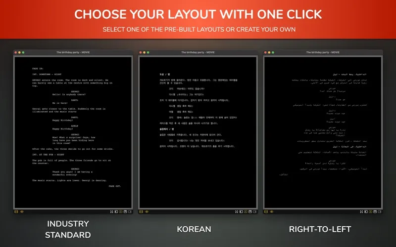 TwelvePoint for Screenwriters Screenshots
