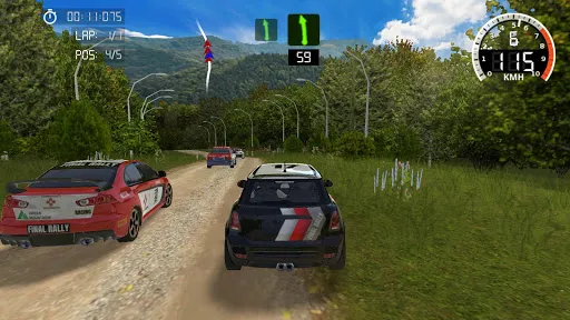 Tangkapan layar Final Rally Extreme Car Racing