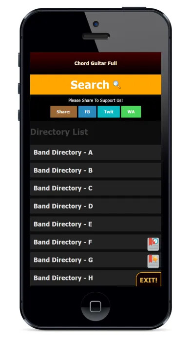 Capturas de pantalla de Chord Guitar Full Offline