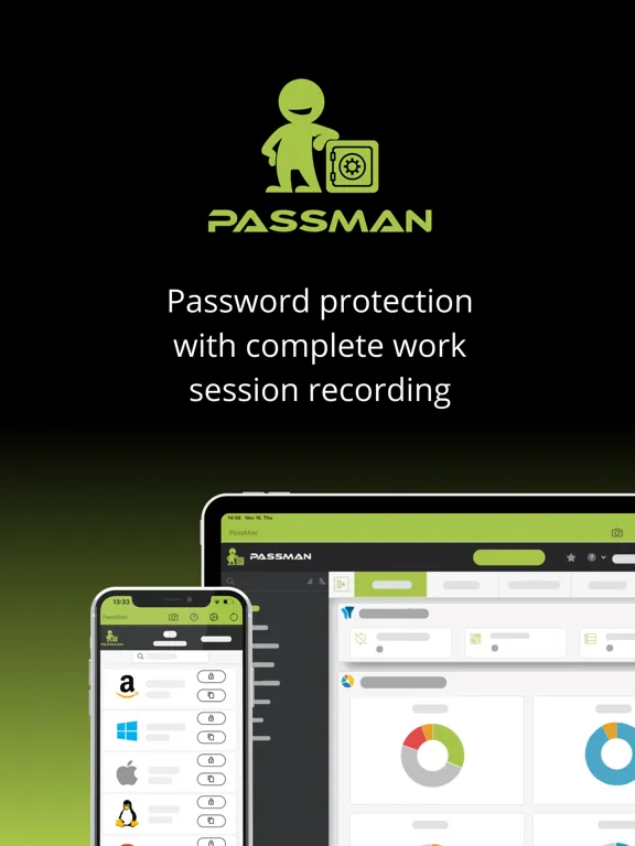 PassMan -- Password Manager iPad  Ekran Görüntüleri