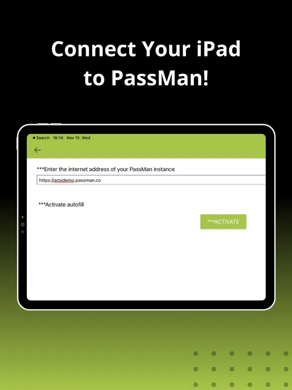 PassMan -- Password Manager iPad  Ekran Görüntüleri