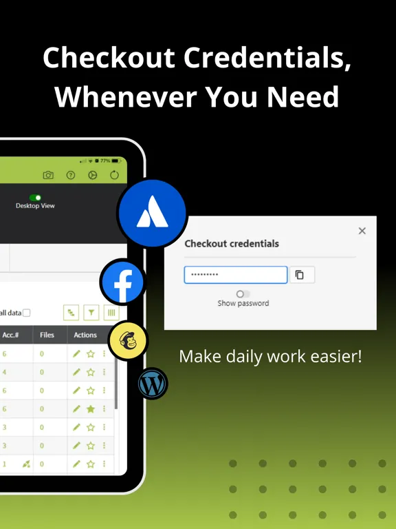 PassMan -- Password Manager iPad  Ekran Görüntüleri