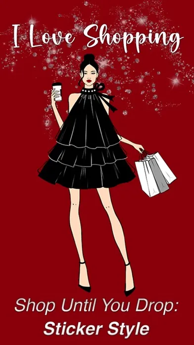 صور I Love Shopping Stickers