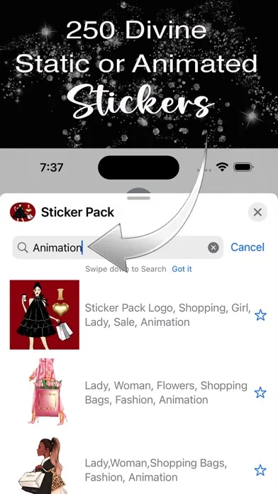 صور I Love Shopping Stickers