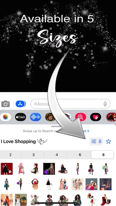 صور I Love Shopping Stickers