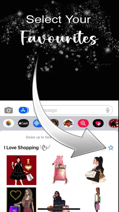 صور I Love Shopping Stickers