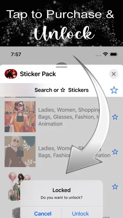 صور I Love Shopping Stickers