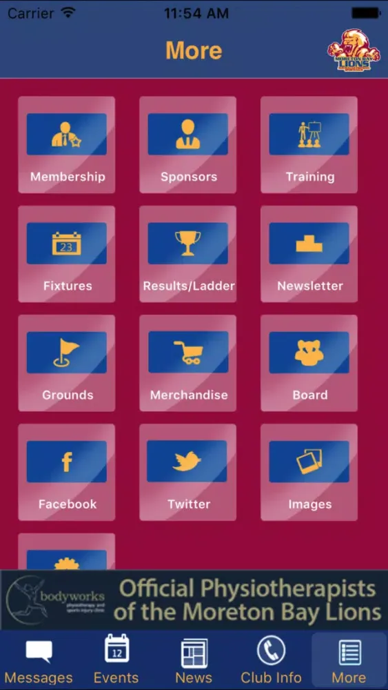 Capturas de pantalla de Moreton Bay Lions AFSC
