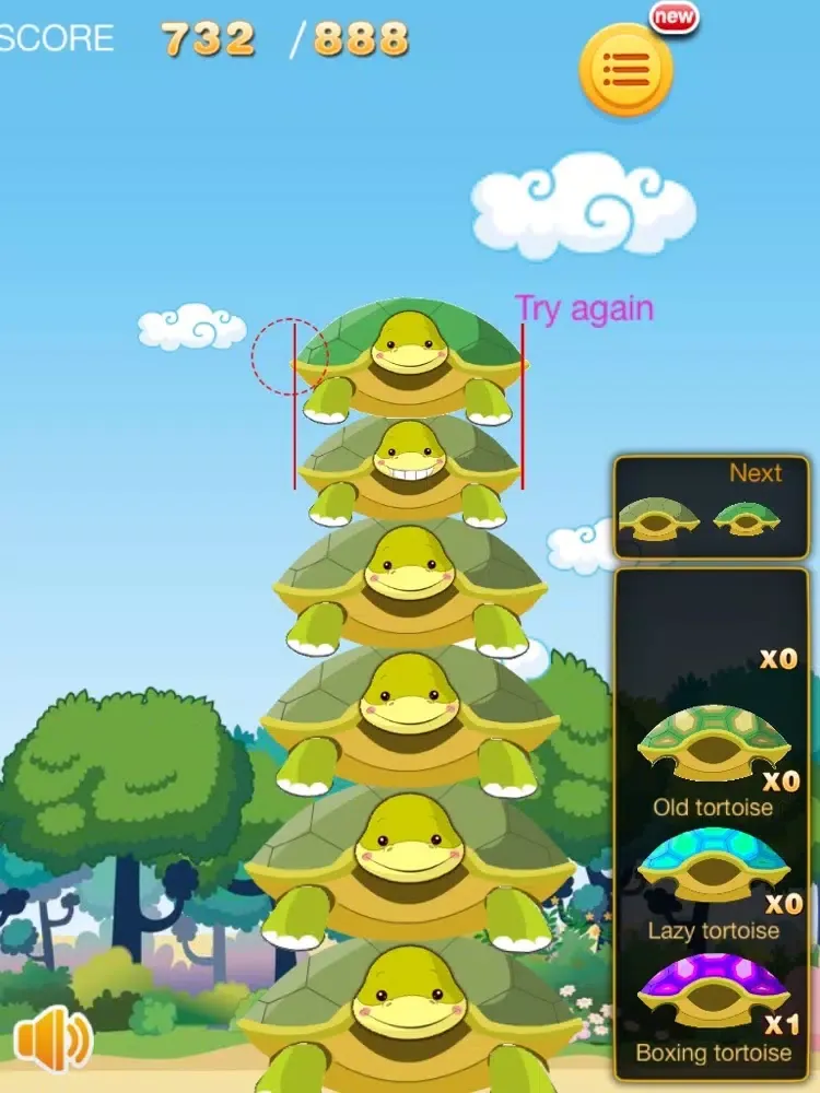 Falling Tortoise iPad  स्क्रीनशॉट