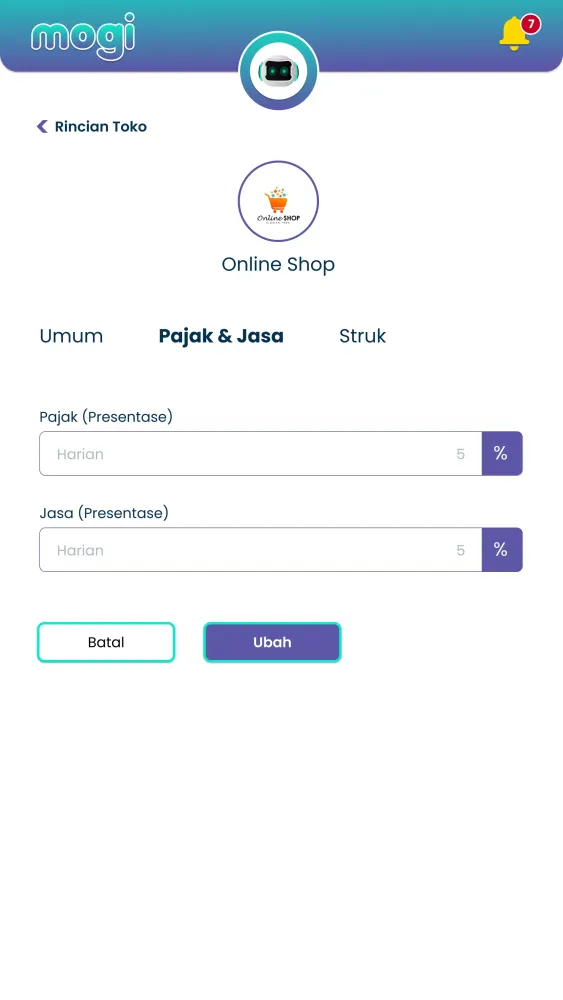 Ảnh chụp màn hình của Pos MogiApp