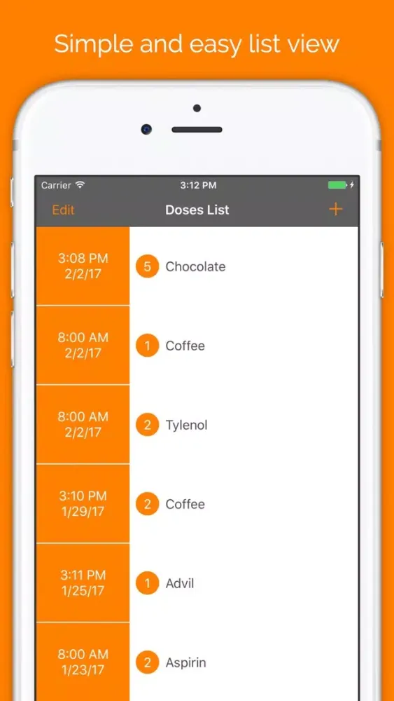 Screenshot di Simple MedicationLog