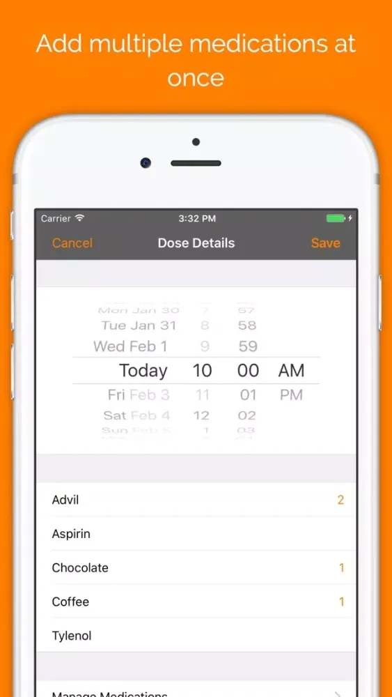 Screenshot di Simple MedicationLog