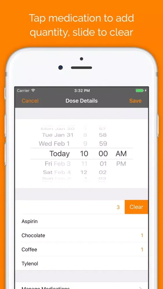 Screenshot di Simple MedicationLog