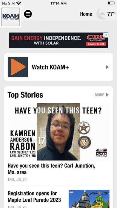 KOAM News Now Screenshots