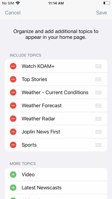 KOAM News Now Screenshots