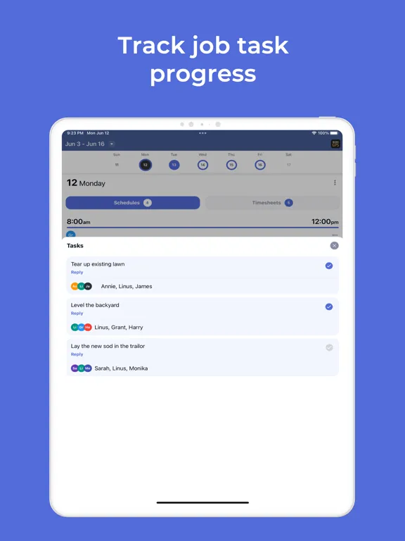 Employee Link: Timesheet App iPad  Ekran Görüntüleri