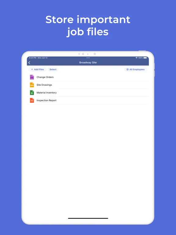 Employee Link: Timesheet App iPad  Ekran Görüntüleri