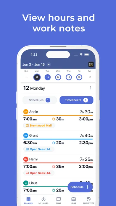 Employee Link: Timesheet App Ekran Görüntüleri