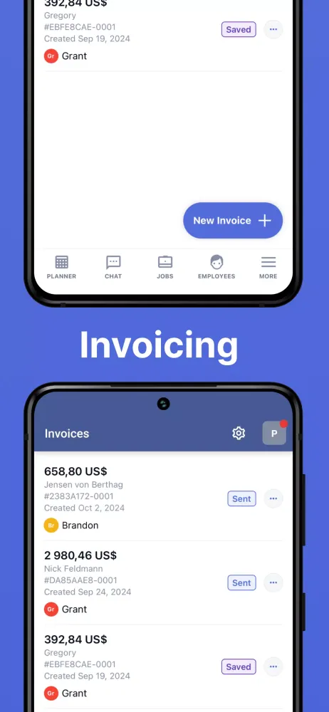 Timesheets - Employee Link Screenshots