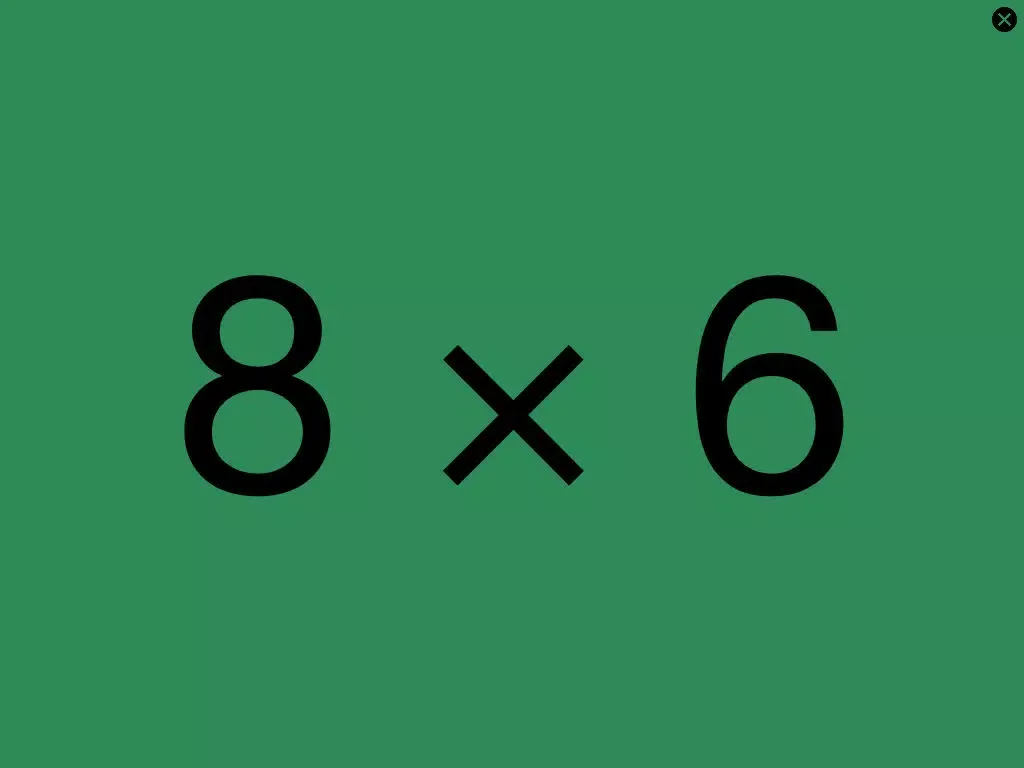 Multiplication/Division Facts: Singapore Approach iPad  স্ক্রিনশট