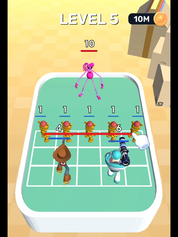 Merge Master: Toy Battle iPad  स्क्रीनशॉट