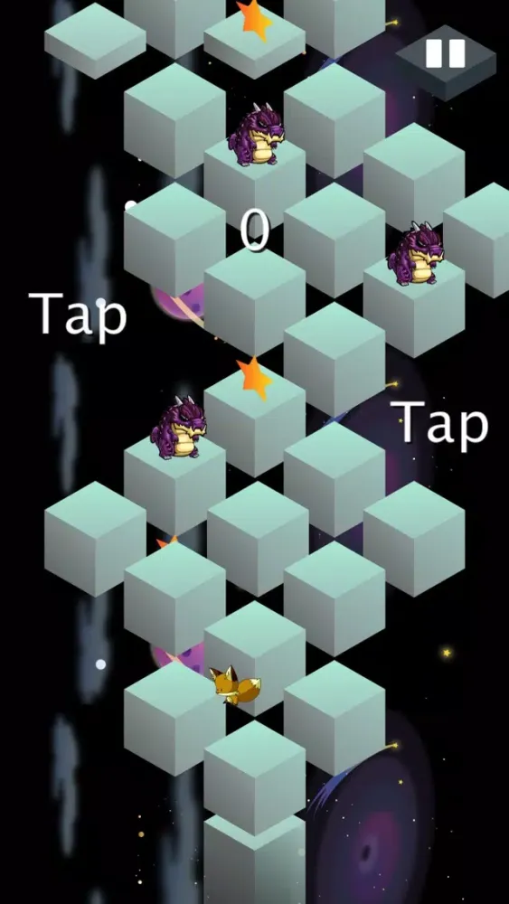 Jump in Space - animal run and jump game 스크린샷