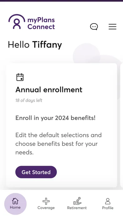 myPlans Connect Screenshots