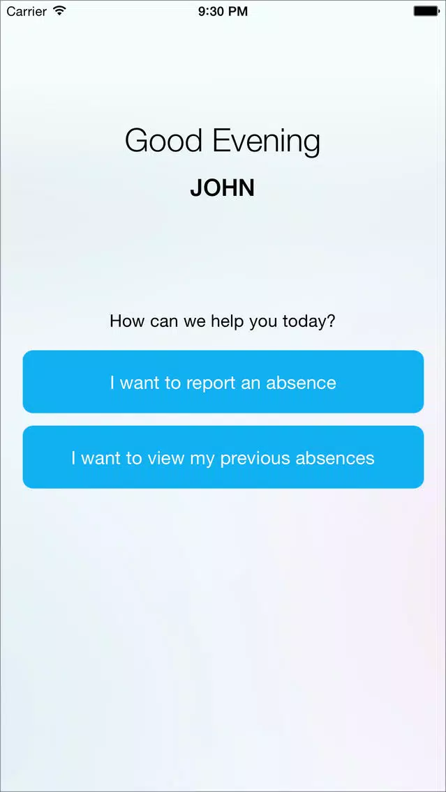 MyAbsence 스크린샷