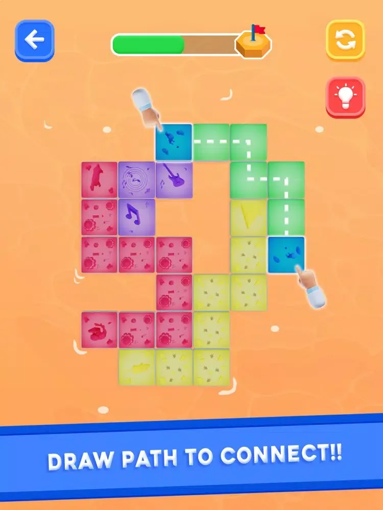 Tangkapan layar Match Color 3D : Puzzle Game iPad 