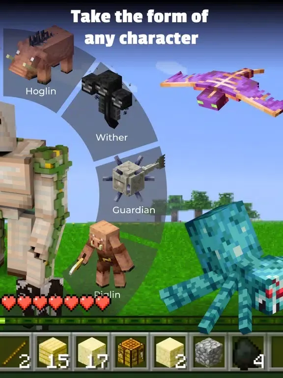Morph Mods Skins for Minecraft iPad 應用截圖