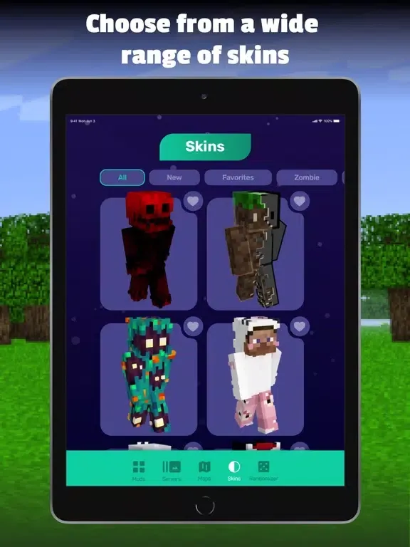 Morph Mods Skins for Minecraft iPad 應用截圖