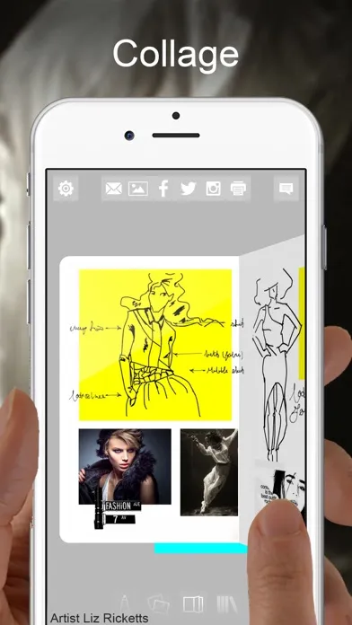 Tangkapan layar Morpholio Journal – Sketchbook