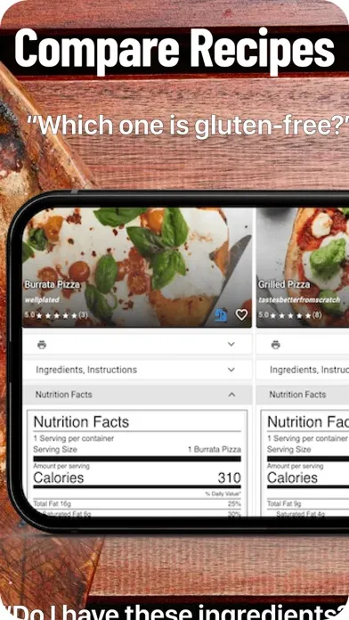 Capturas de tela do morphood: Personalize Recipes